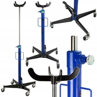 Dílenský hydraulický zvedák na převodovky (500 kg, s ochrannou gumou) – MAR-POL M80415