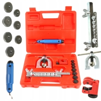 Perletovací sada na brzdové trubky (11dílná, rozměry 3/16'', 1/4'', 5/16'', 3/8'', 1/2'', 5/8'', 1/16'') – CATA M57751C