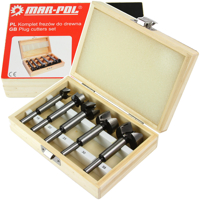 Sada sukovníkových (Forstnerových) vrtáků do dřeva – 5 ks (15–35 mm) – MAR-POL M22560