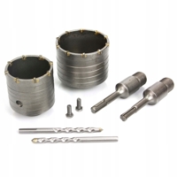 Sada korunkových vrtáků do zdiva SDS+ – průměry 65 a 80 mm – MAR-POL M225861