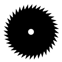 Pilový kotouč pro křovinořez, 40 zubů – 255 × 1.6 × 25.4 mm – Demon M83069