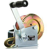 Ruční naviják s ocelovým lanem 10 m x 4,8 mm, nosnost 850 kg – MAR-POL M80732