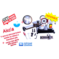 Ostřička pilových okružních kotoučů 80 - 700 mm, Bruska pilových kotoučů + brusný kotouč na vidiové a bezvidiové pily MAR-POL M79105