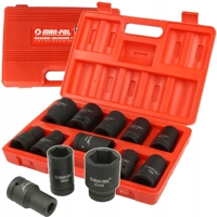 Profesionální sada kovaných nástrčných klíčů 1″ (17–41 mm) v kufříku, Cr-Mo – MAR-POL M58261