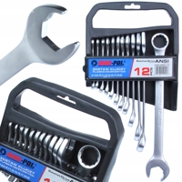 Sada ráčnových očkoplochých klíčů Ratchet Drive, 12 dílů (6–22 mm) – MAR-POL M58170