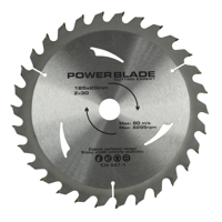 Pilový kotouč s SK plátky (vidiový), 185 × 20 mm, 30 zubů – MAR-POL M09058