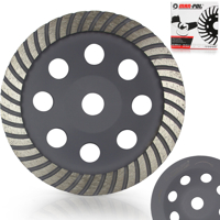 Diamantový brusný kotouč TURBO, 180 × 22,2 × 2 mm – MAR-POL M08786