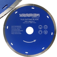 Diamantový řezný kotouč, 180 × 1,6 × 25,4 mm – Rapid M08715