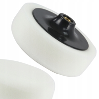 Bílý lešticí kotouč z molitanu, 150 × 50 mm, závit M14 – MAR-POL M07910