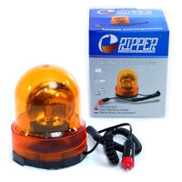 Oranžový varovný maják 12V, rotační LED světlo – MAR-POL M82705