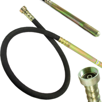 Vysokotlaká hadice se závitem pro vibrátor betonu 2 m, průměr 35 mm MAR-POL M79538