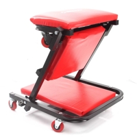 Dílenské lehátko skládatelné / červené M80093A