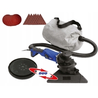 Bruska na sádrokarton 1010 W s DUO hlavou (trojúhelníková a kulatá) a odsáváním prachu – Dedra DED7763