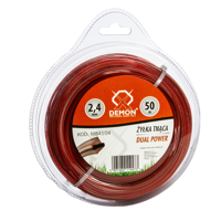 Zesílená žací struna s lankem pro křovinořezy 2,4 mm × 50 m – Demon M84104