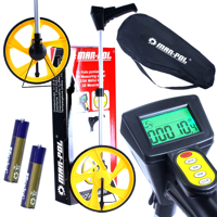 Digitální kolový měřič vzdálenosti 32 cm, LCD displej, rozsah 0–99999 m MAR-POL – M04030