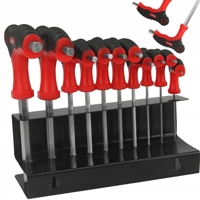 10 dílná sada TORX klíčů v kovovém stojanu T2–T10 MAR-POL – M66435