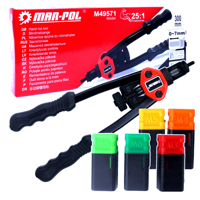 Nýtovací kleště na závitové nýty a matice M3–M8, délka 300 mm MAR-POL – M49571