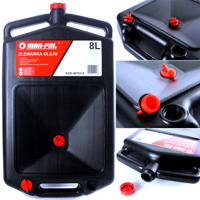 Záchytná nádoba a kanystr na olej s odměrkou, objem 8 litrů MAR-POL – M78312