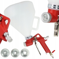 Stříkací pistole na omítky a barvu s odolnou 5L plastovou nádržkou MAR-POL M80630