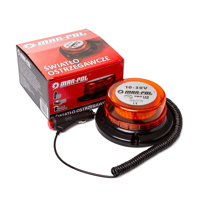 Oranžový výstražný maják, LED světlo 10–110 V, 30 x LED, 15 W MAR-POL – M82715