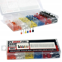 Sada 600 krimpovacích kabelových dutinek MAR-POL – M66525