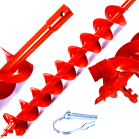 Vrták do půdy pro motorový zemní vrták Ø 100 mm x dl.800 mm dvojitá spirála - M83162