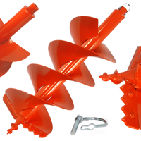 Vrták do půdy pro motorový zemní vrták Ø 300 mm x dl.800 mm dvojitá spirála DEMON M83166