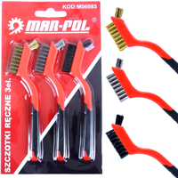 3 dílná sada drátěných kartáčů – MAR-POL M06985