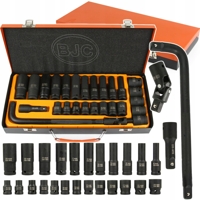 Gola sada 27 dílů, 1/2'', 6-hranné hlavice Cr-Mo, 8–24 mm – BJC M58233