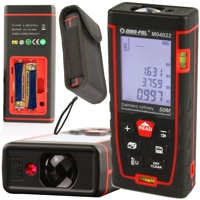 Přesný digitální laserový dálkoměr s dosahem 50 m – MAR-POL M04022