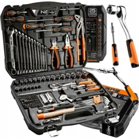 143dílná profesionální sada nářadí v kufru pro univerzální využití – NEO Tools 08-945