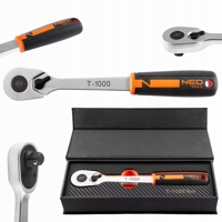 Odolná ráčna 1/2'', 90 zubů, maximální moment 1000 Nm – NEO Tools 10-300