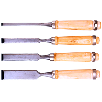 Sada dlát s dřevěnou rukojetí, 6–24 mm, 4 kusy – Top Tools 09A320