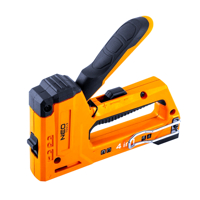 Multifunkční hliníková sponkovačka 4 v 1, 6–14 mm, na sponky J, G, L, E – NEO Tools 16-030