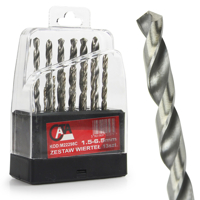 Sada univerzálních vrtáků CATA 1,5–6,5 mm – 13 ks v plastovém pouzdře, M22298C