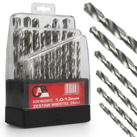 Sada vrtáků CATA 1,0–13,0 mm – 25 ks v plastovém pouzdře, M22301C