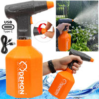 Mini postřikovač DEMON 1 l – akumulátorový s USB-C a nastavitelnou tryskou, M80200