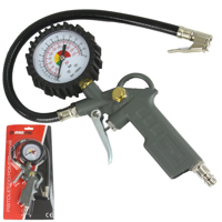 Husticí pistole na pneumatiky s manometrem a odvzdušňovacím ventilem – Mar-Pol M80700