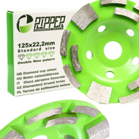 Brusný diamantový segmentový kotouč na beton 125 mm × 22,2 mm – DOUBLE ROW – Mar-Pol M90906