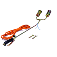 Dvojitý plynový hořák pro PB MAR-POL M78392 – 110 kW, 3 m hadice, regulace pla...