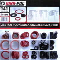 Sada těsnících podložek – guma, plast a EVA – MAR-POL M66445