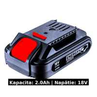 Náhradní Li-Ion baterie 18V s kapacitou 2,0 Ah pro systém GRAPHITE Energy+ 58G...