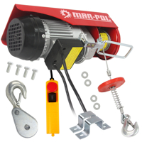 Elektrický lanový naviják 125/250 kg 230V MAR-POL M80788