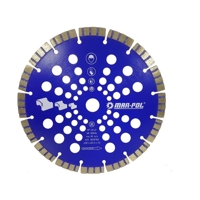 Diamantový řezný kotouč 230 x 10 x 22.2 mm fiolet MAR-POL M08768