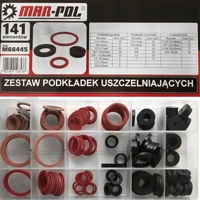Sada těsnících podložek guma, plast a EVA - MAR-POL M66445