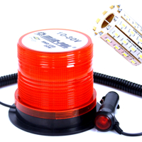 LED maják, výstražné světlo oranžové 40 x LED s magnetem 20W MAR-POL M82712...