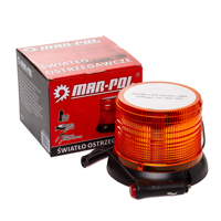 LED maják-výstražné světlo oranžové 40 x LED s magnetem 20W MAR-POL M82710...