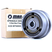 Odstředivá spojka pro spalovací motor, jedno řemenová 115 x 19 x 17 mm MAR-POL...