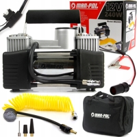 Automobilový kompresor 2 tlakový 12V - 240 W Mar-Pol M82003