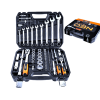 Gola sada 1/4&#039;&#039;, 1/2&#039;&#039; PROFI 82 dílná sada NEO Tools 08-672